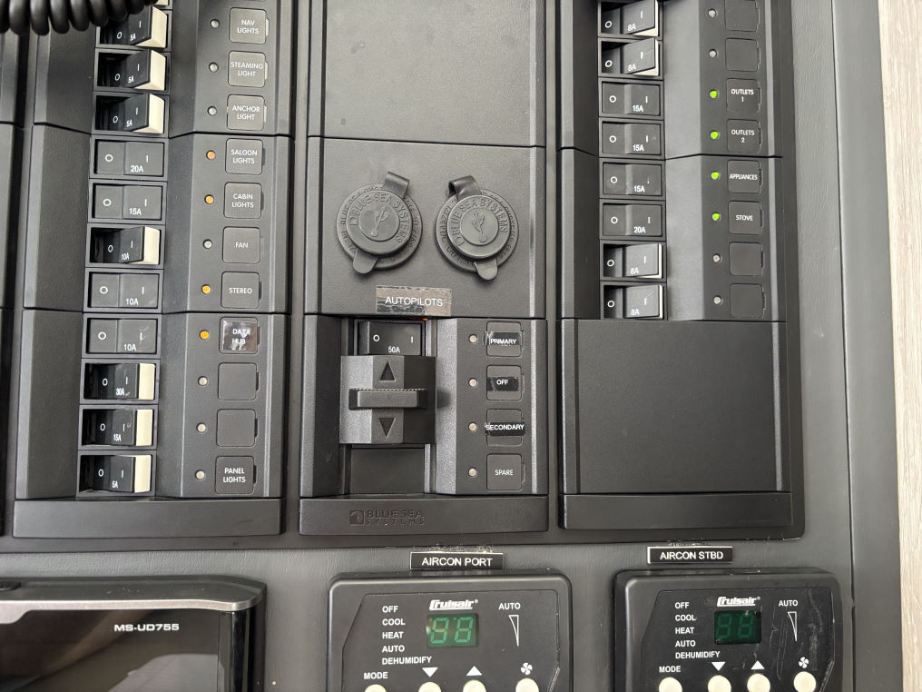 Sailing Electrical Panel - Autopilot Switching