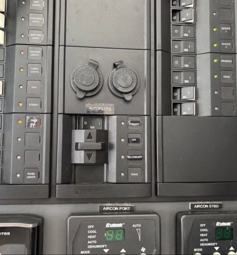 Sailing Electrical Panel - Autopilot Switching