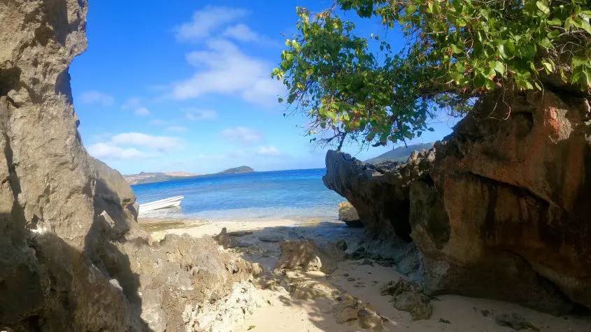 Yasawa Island Cave Entrance area