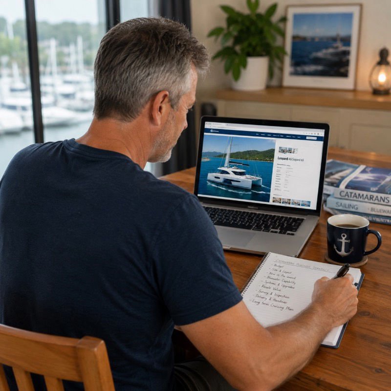 Man strategy planning on a computer