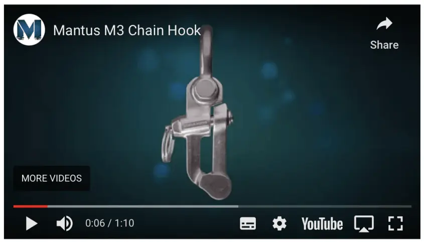 mantus marine chain hook