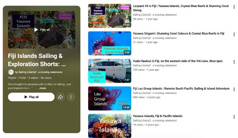Fiji, Yasawa Islands & Lau Group Video Playlist Image