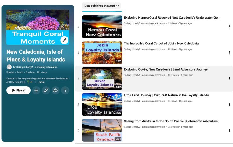 New Caledonia & Loyalty Islands Video Playlist Image