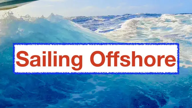 Offshore Sailing, water going past yacht