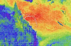 Weather Picture off Australia East Coast